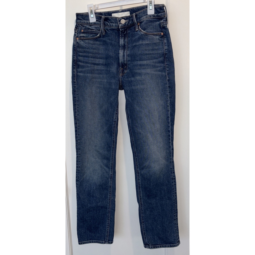 Mother Superior Women's 26 Blue Stretch The Mid-Rise Dazzler Jean Denim MId-Rise